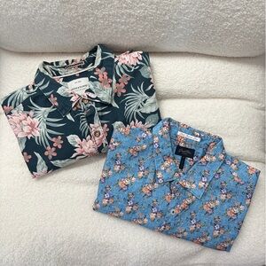 Nordstrom Men’s Floral Shirts (Size Medium)